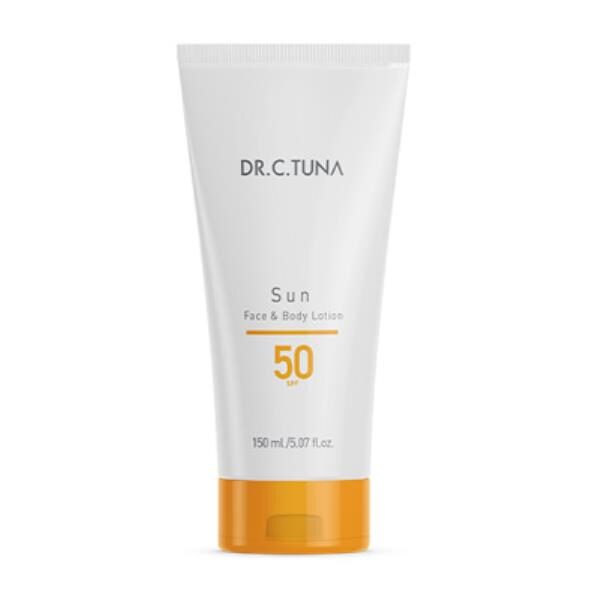 Dr. C. Tuna Veido ir kūno losjonas su SPF50, 150 ml. Prekės kodas: 1000770